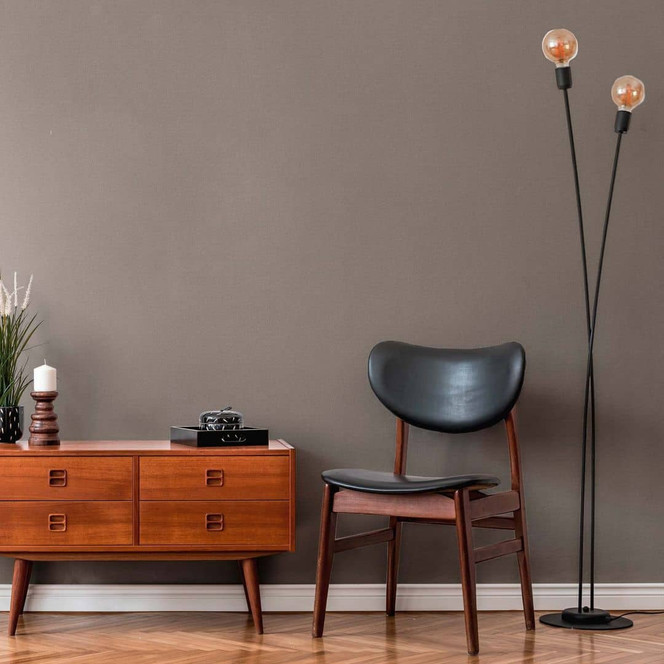 Tapete Braun Stoffoptik - Vliestapete Schlafzimmer, Wohnzimmer