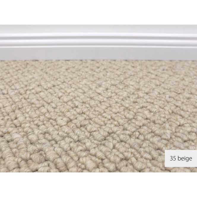 Titan Berber Teppichboden Meterware in Beige 35