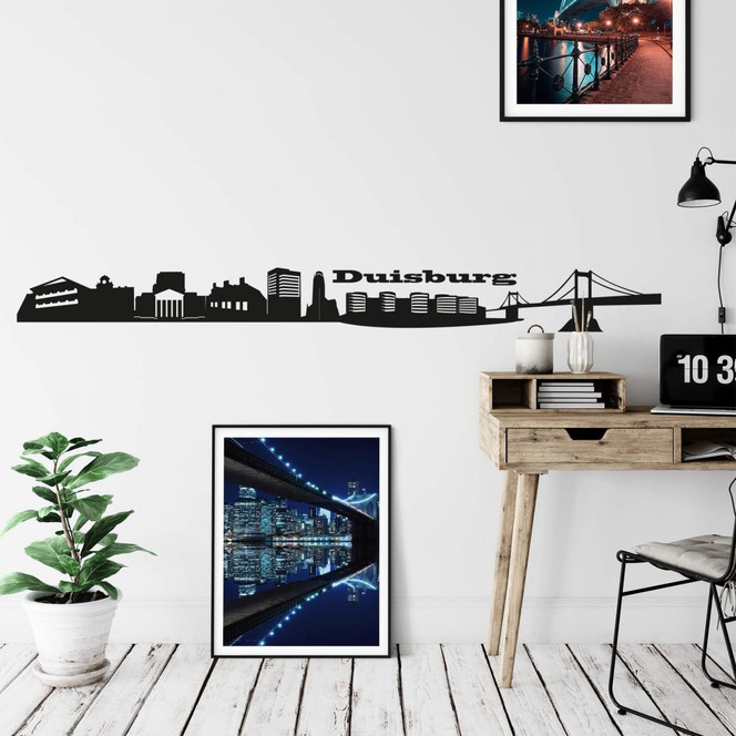 Wandtattoo Duisburg Skyline