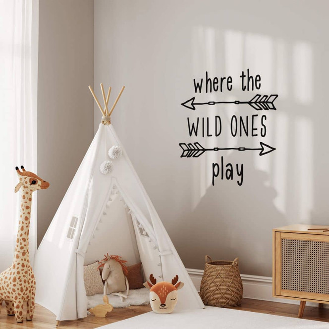 Wandtattoo Where the wild ones play
