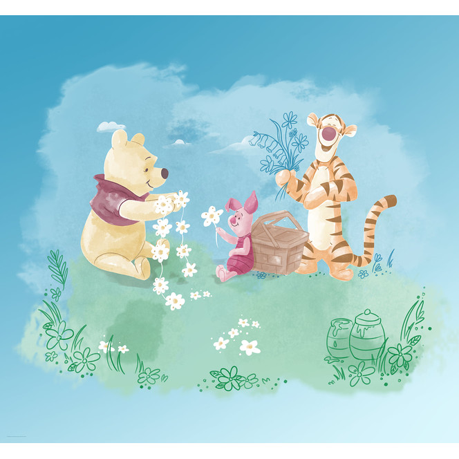 Fototapete Winnie Pooh Picnic