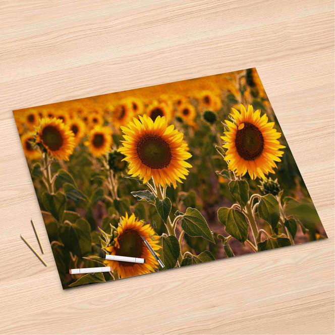 Folienbogen (120x80cm) - Sunflowers- Bild 1