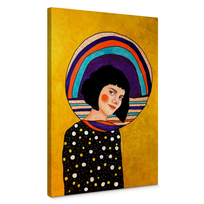 Leinwandbild Hülya - Liebreizend