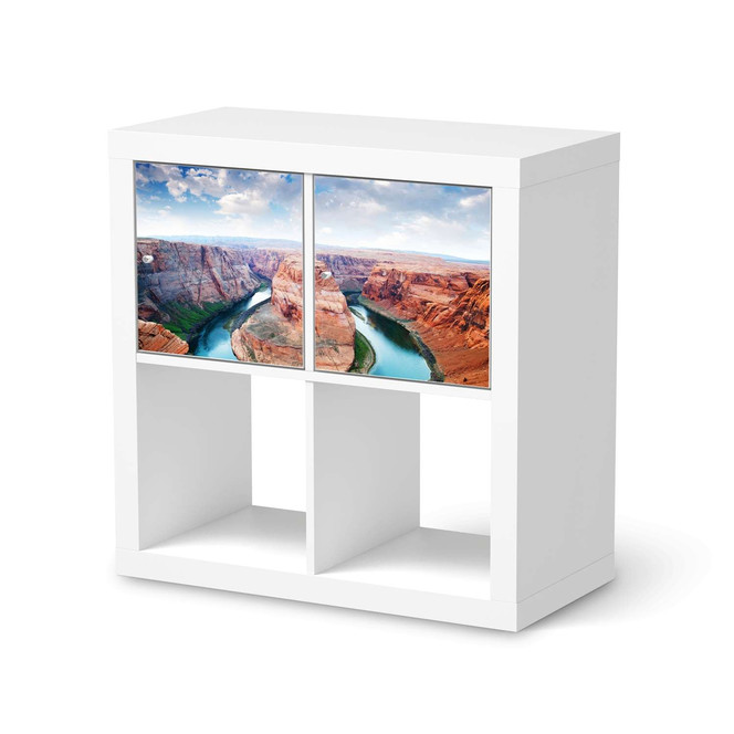 Möbel Klebefolie IKEA Expedit Regal 2 Türen (quer) - Grand Canyon- Bild 1