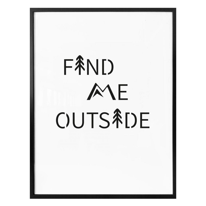 Poster - Find me outside