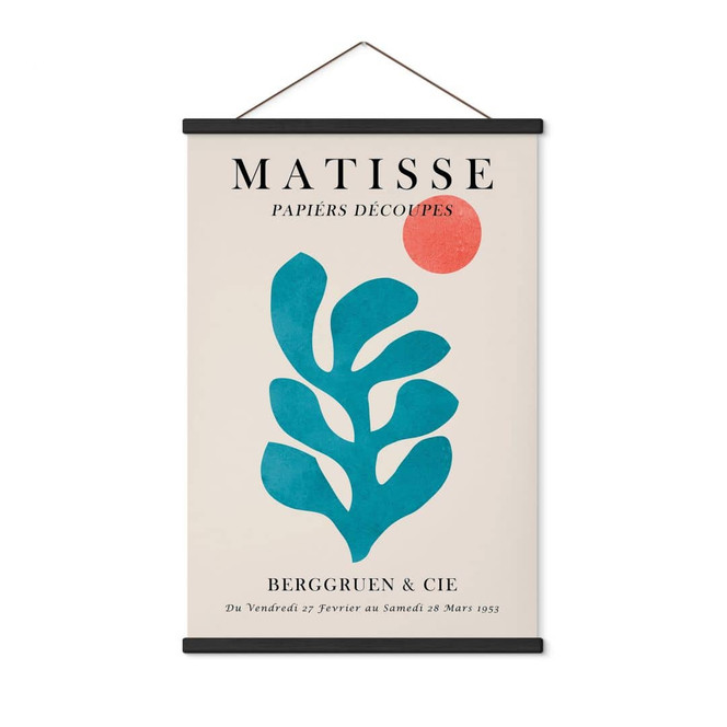Stoffbild Ausstellung Paris 1953 im Matisse-Stil - Costa