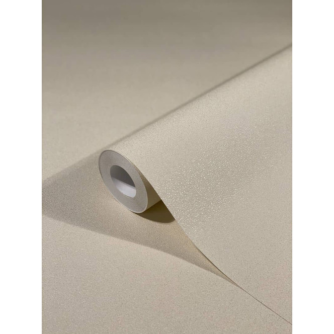 Vliestapete in leicht glänzender Struktur beige Uni von Harald Glööckler