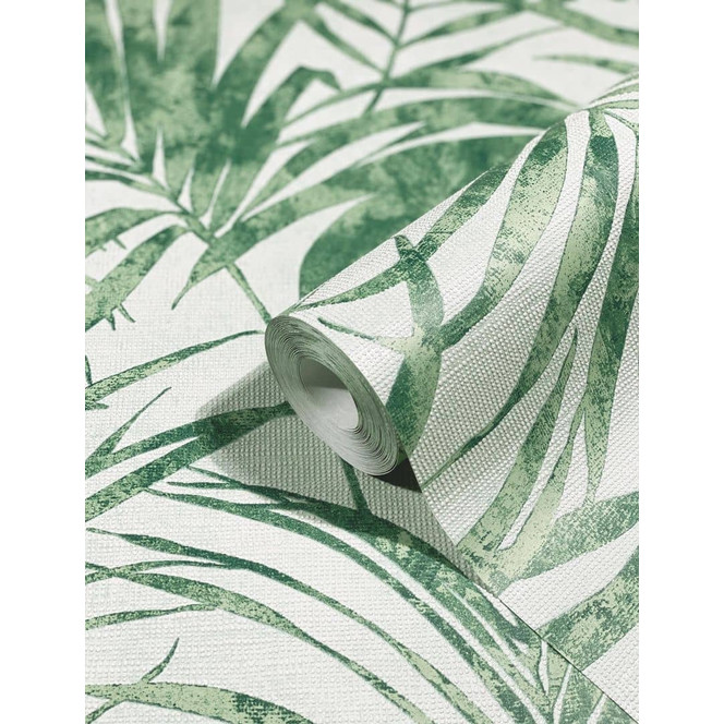 Vliestapete Floral Modern in Grün 