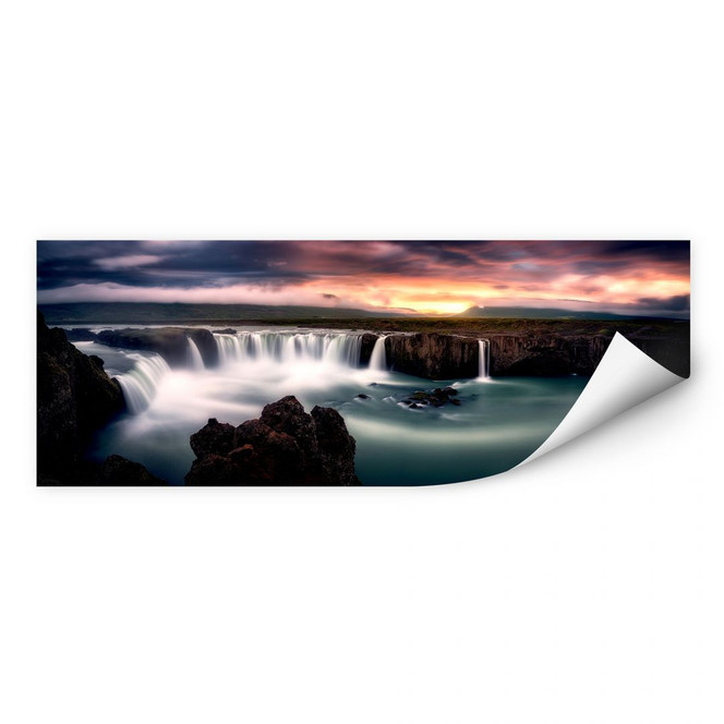 Wallprint Mitterwallner - Fire and Water - Panorama