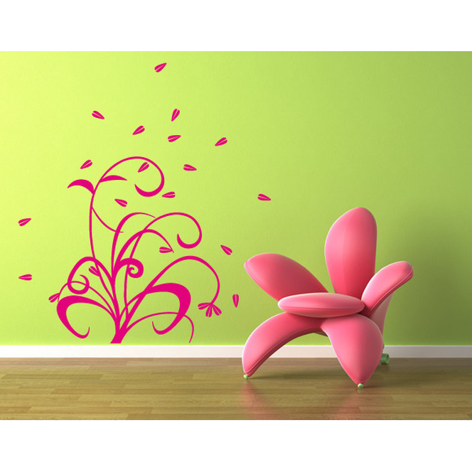 Wandtattoo Blüten im Wind