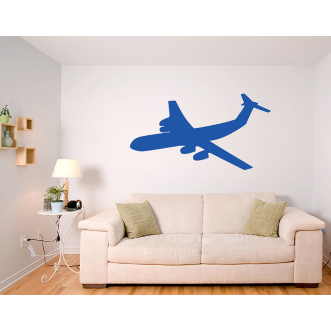 Wandtattoo Flugzeug