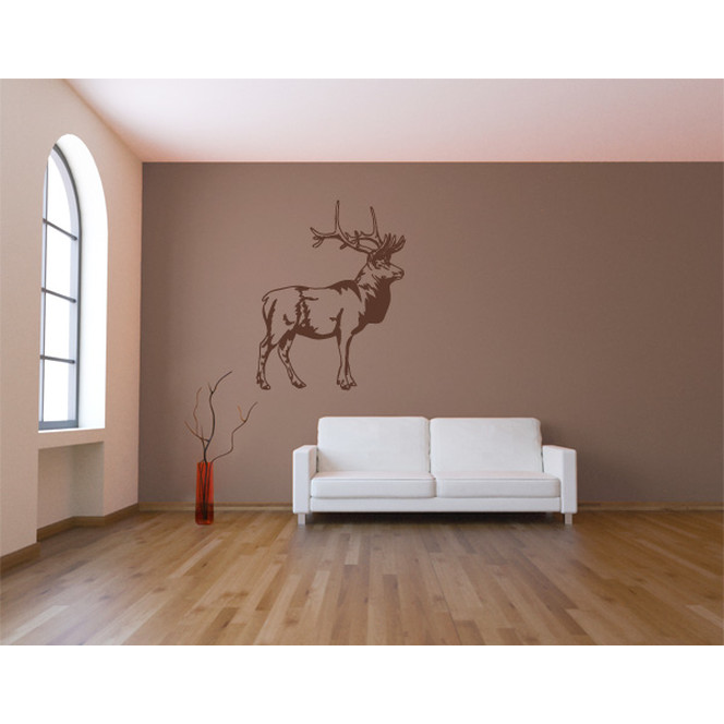 Wandtattoo Hirsch