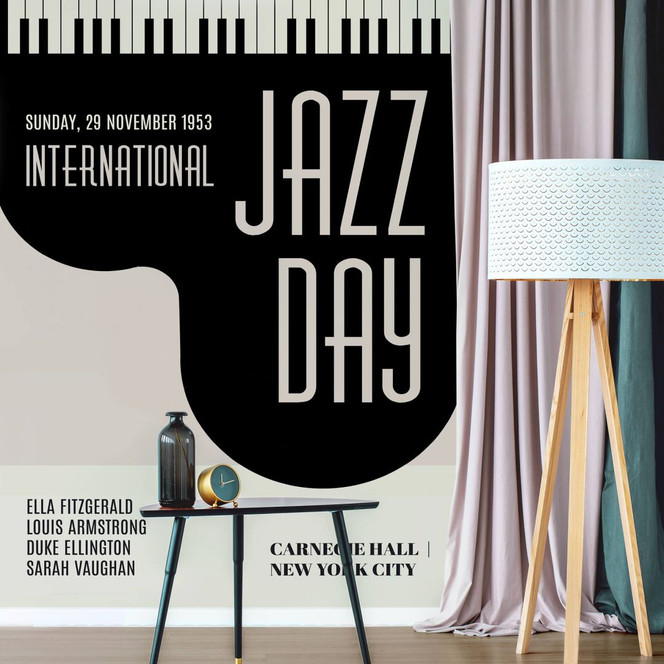 Fototapete Kubistika - Jazz Day