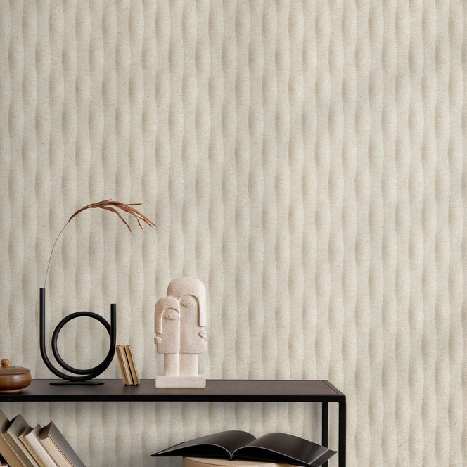 Guido Maria Kretschmer Grafiktapete Concrete Illusion Fashion for Walls 5 beige