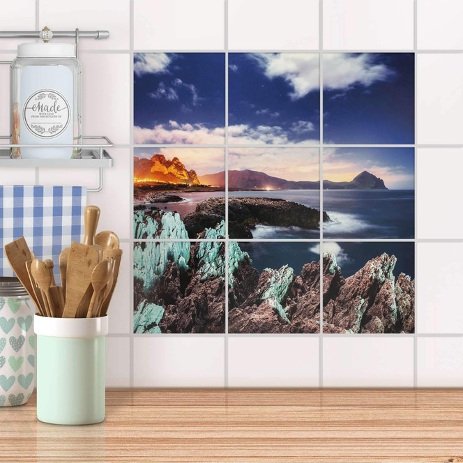 Klebefliesen - Seaside - 9er Set