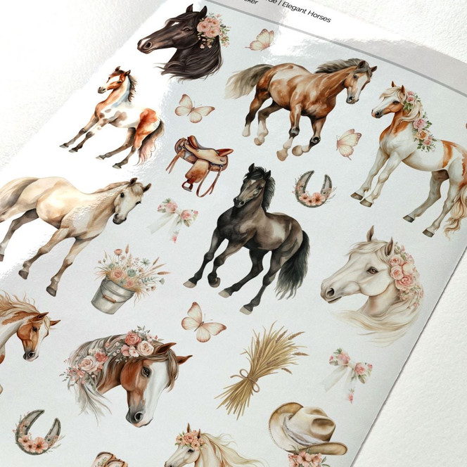 Sticker Edle Pferde