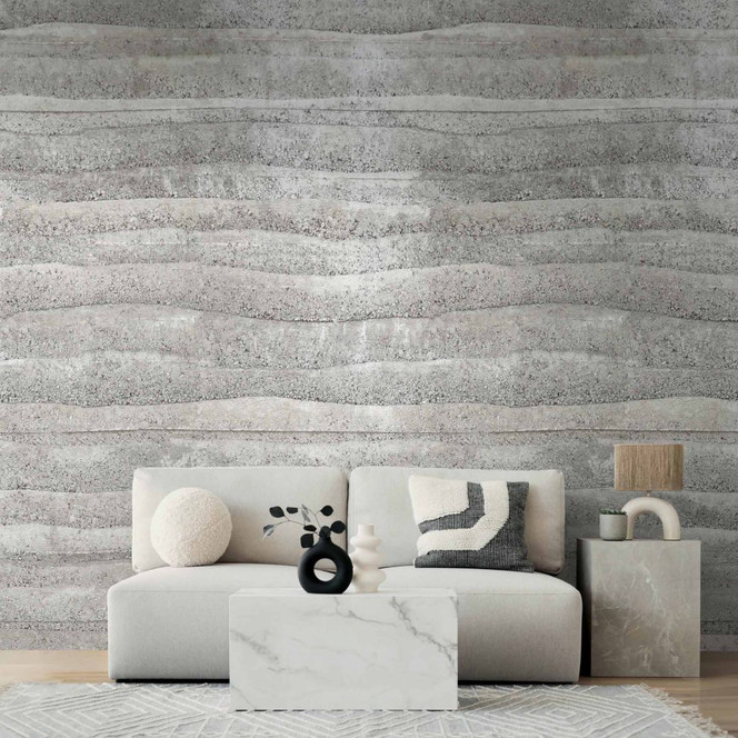 Vlies Fototapete Betonoptik Grau matt erweiterbar 1.59 x 2.80 m Vliestapete Wandbild modern