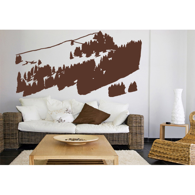 Wohnansicht - Wandtattoo Berg Wildspitz