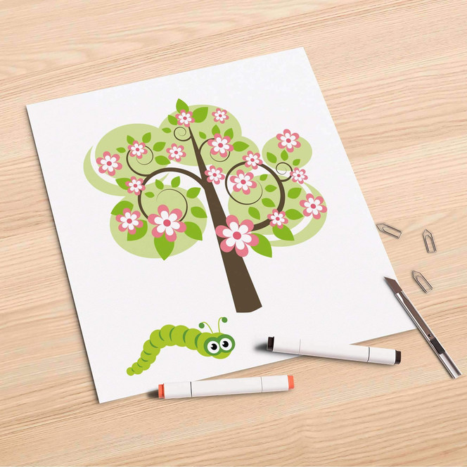 Folienbogen (30x30cm) - Blooming Tree- Bild 1