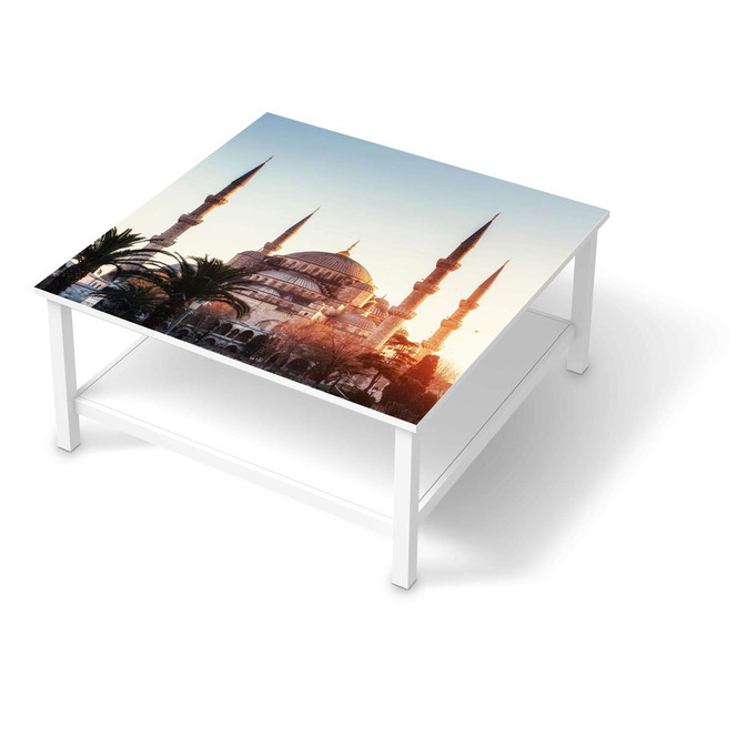Klebefolie IKEA Hemnes Tisch 90x90cm - Blue Mosque- Bild 1