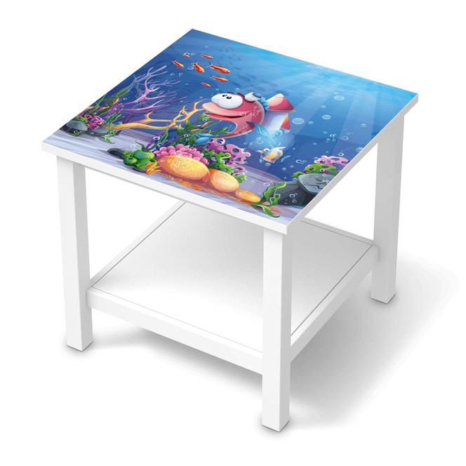 Möbel Klebefolie IKEA Hemnes Tisch 55x55cm - Bubbles- Bild 1