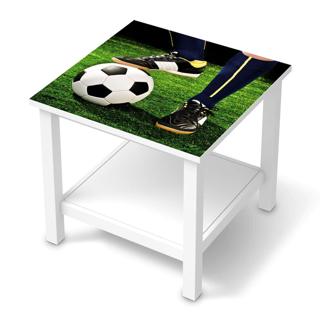 Möbel Klebefolie IKEA Hemnes Tisch 55x55cm - Fussballstar- Bild 1