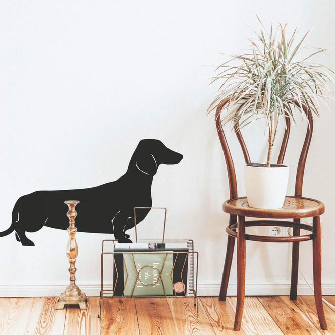 Wandtattoo Dackel 2