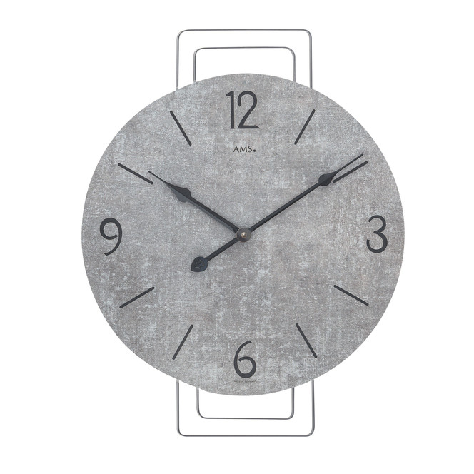 Wanduhr Metall-Design Design Struktur Zifferblatt