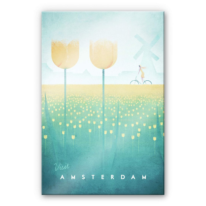 Acrylglasbild Rivers - Amsterdam