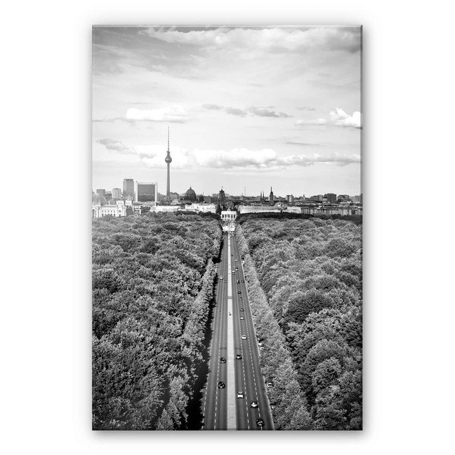 Acrylglasbild XXL Der Himmel über Berlin