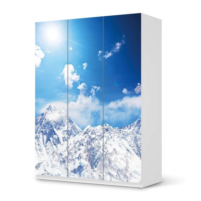 Folie IKEA Pax Schrank 201cm Höhe - 3 Türen - Everest- Bild 1