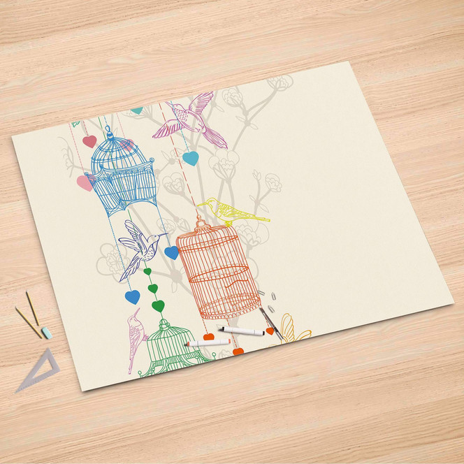 Folienbogen (150x100cm) - Birdcage- Bild 1