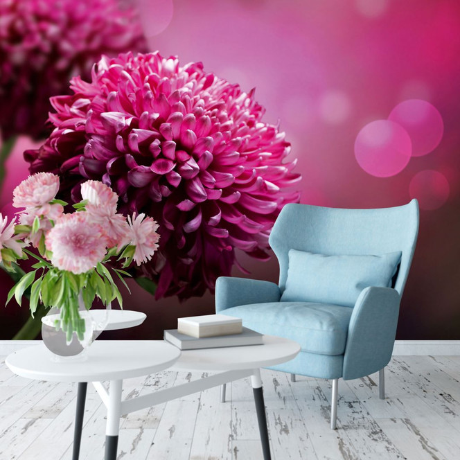 Fototapete Pink Dahlia
