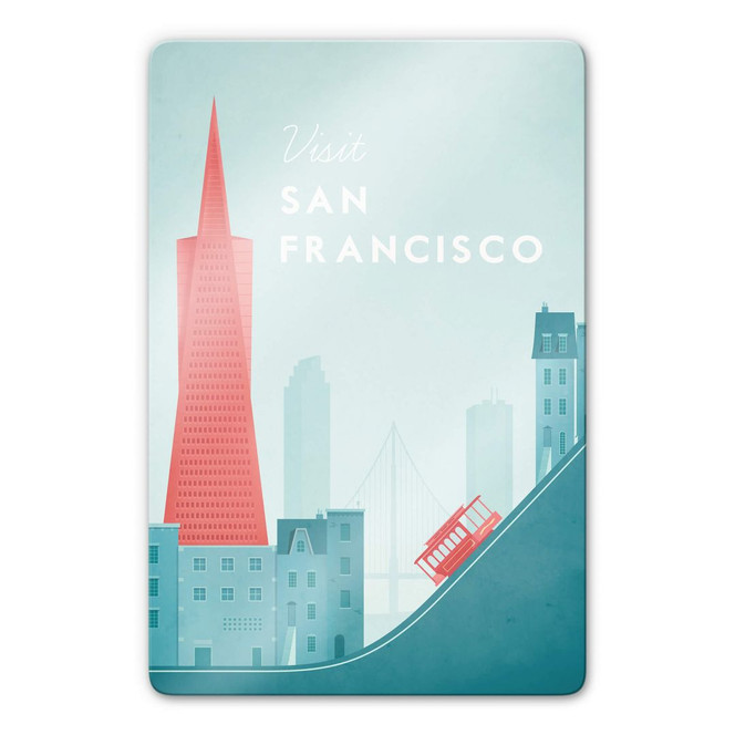 Glasbild Rivers - San Francisco