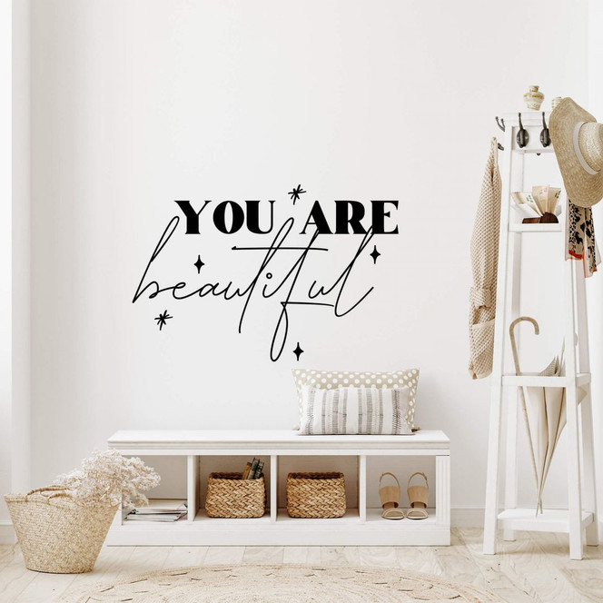 Wandtattoo Spruch - You are beautiful