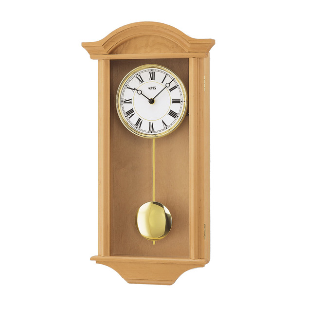 Wanduhr Massivholz Erle