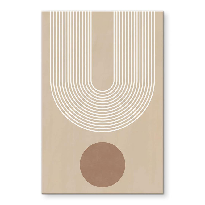 Acrylglasbild Abstrakte Geometrie in Balance - Ristova