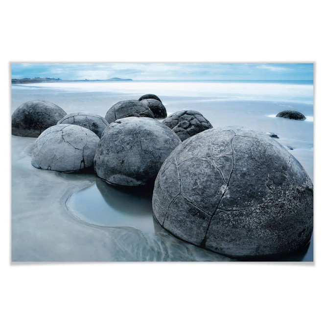 Giant Art® XXL-Poster Moeraki Evening - 175x115cm - Bild 1
