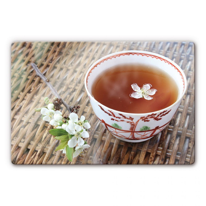 Glasbild Teatime
