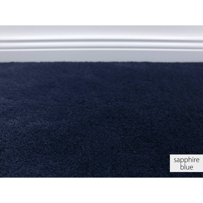 Grace Teppichboden Meterware in Sapphire Blue