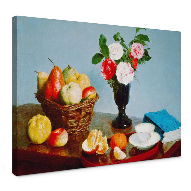Leinwandbild Henri Fantin-Latour - Stillleben