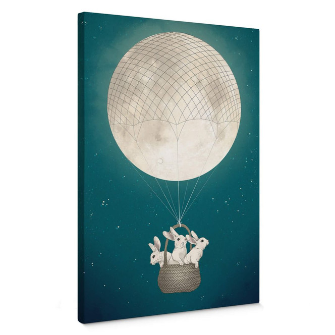 Leinwandbild Graves - Moonbunnies