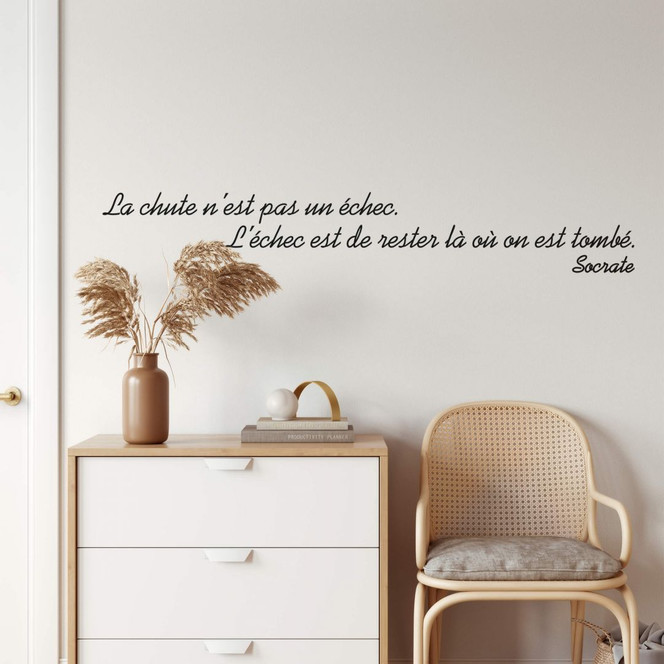 Wandtattoo La chute n'est pas un echec...