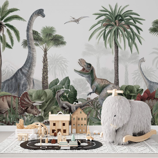 Fototapete Kikki Belle - Abenteuer der Dinos