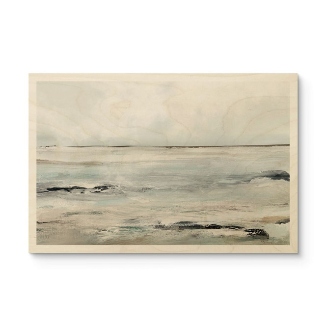 Holzbild Wellen am Sandy Bay - Hobday