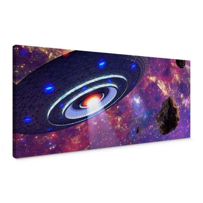 Leinwandbild Krieg der Planeten