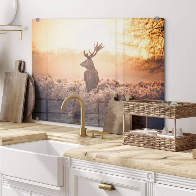 Spritzschutz Majestätischer Hirsch