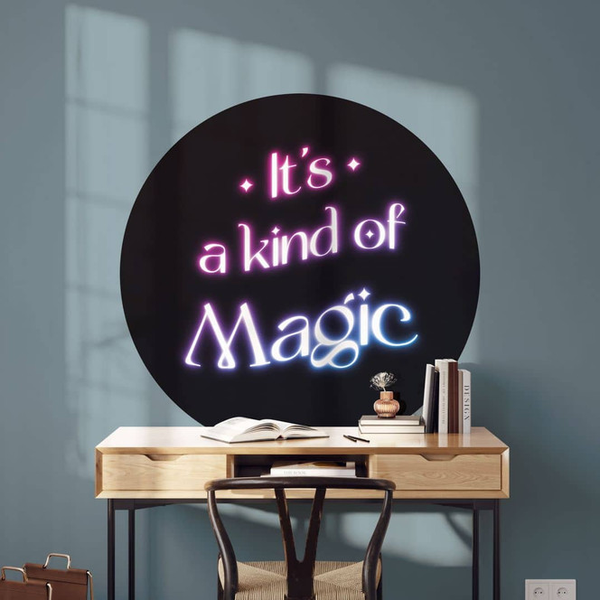 Wandtattoo Songtext - It's a kind of magic - Rund