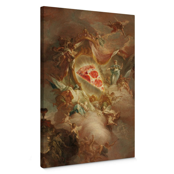 Leinwandbild Loose - The Holy Pizza
