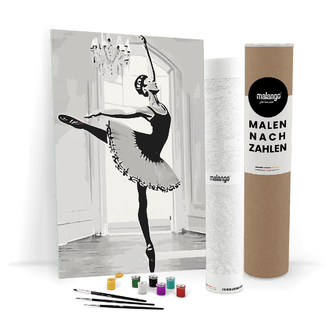 Malen nach Zahlen Leinwandbild - Ballerina Blair